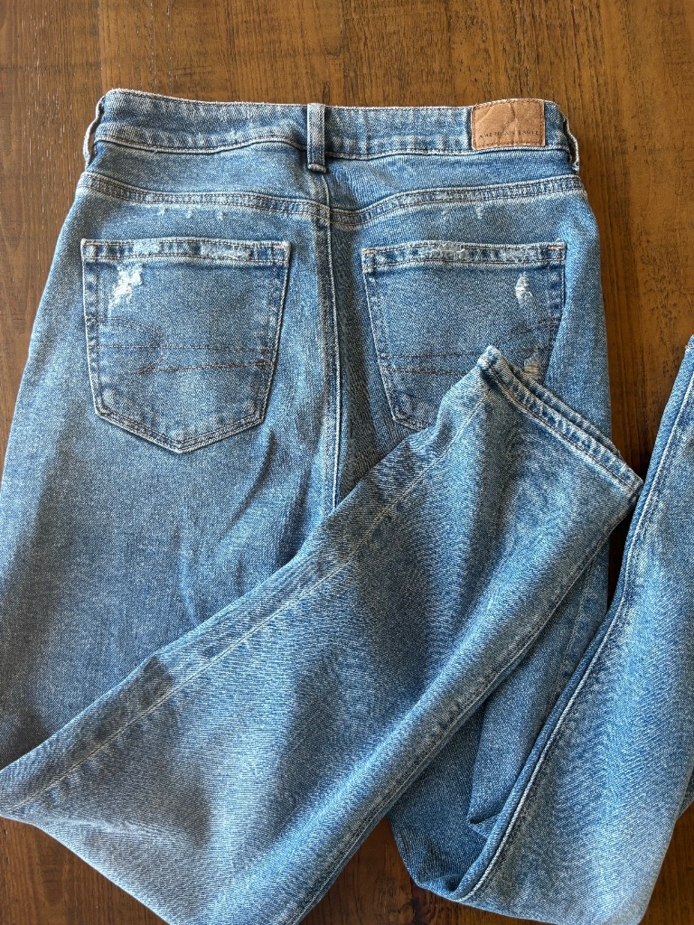 American Eagle Mom Straight Jean Stretch